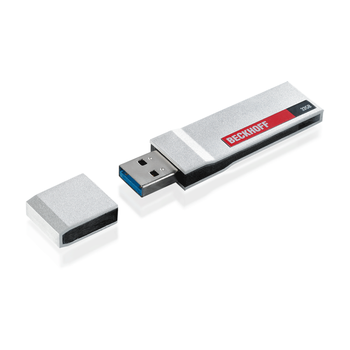 C9900-H372 - 8 Gb USB Stick, USB 3.0, with Beckhoff Service Tool (BST) and Acronis Backup, English, for PC2 with at least 2 Gb RAM and with USB 2.0 or higher