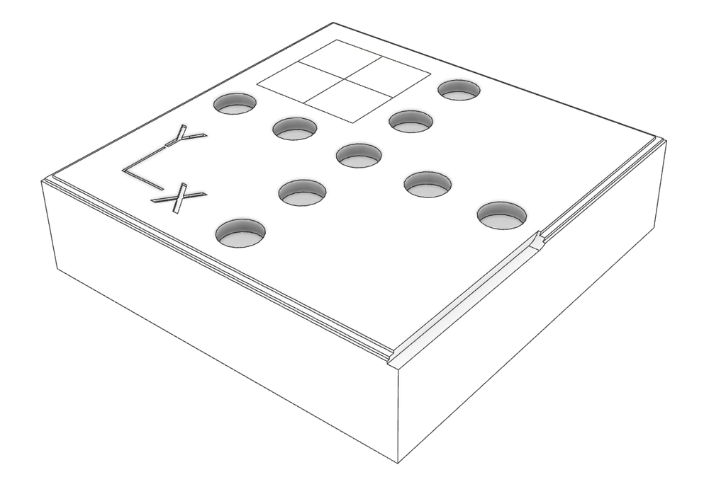 Ebauche pour pièce de contrôle géométrie