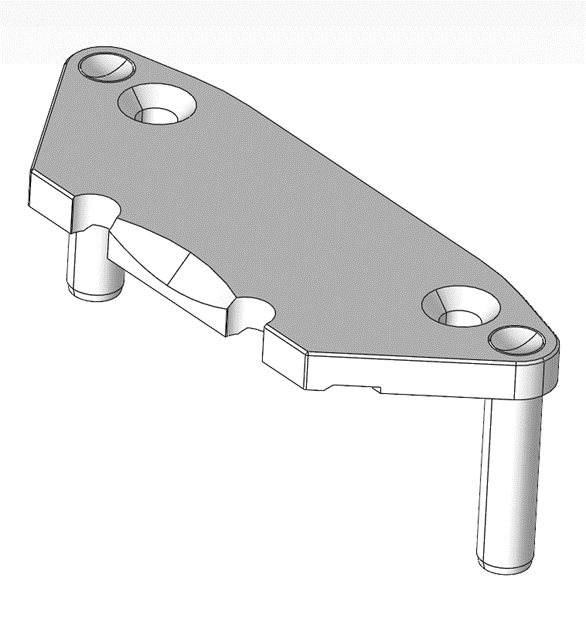 Pair of medium Clamping plate