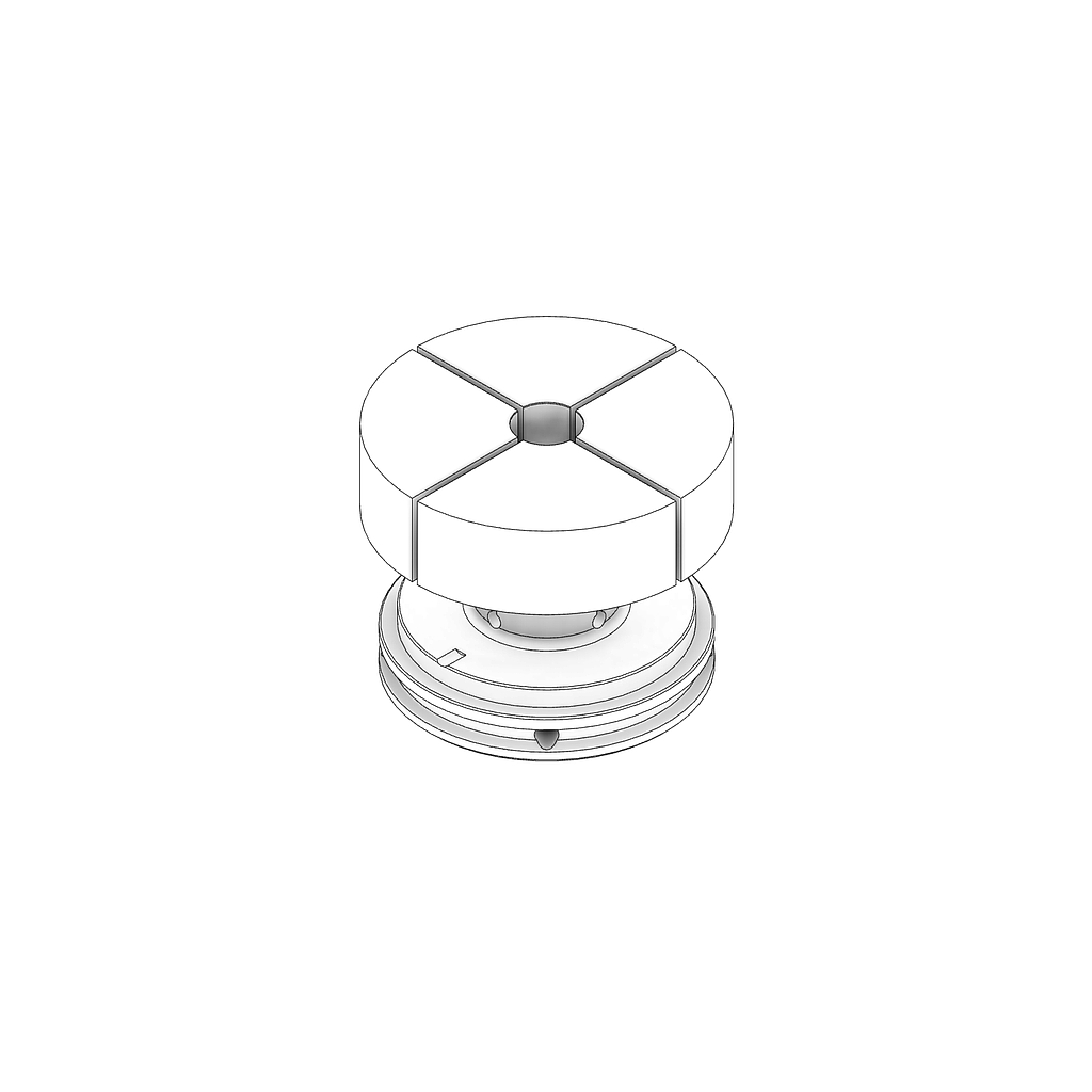 Pince Ottet manuelle, serrage par le dessus