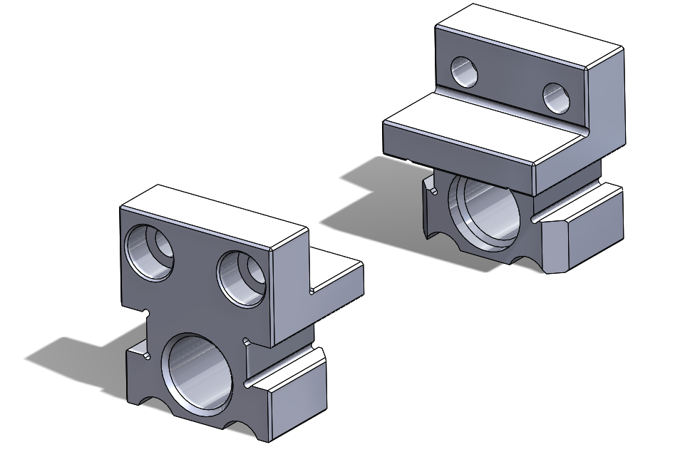 Set of hardened jaws for soft jaws