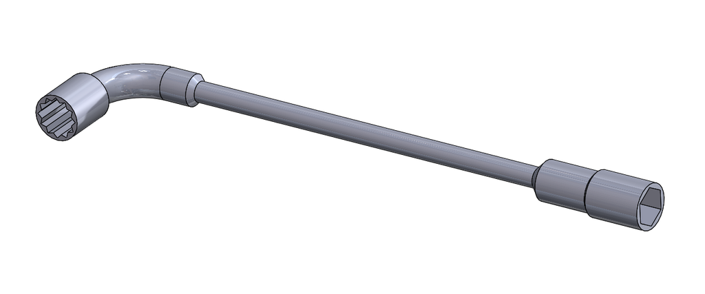 Pipe wrench 7 mm