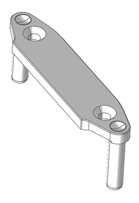 1 Clamping plate 50x50 ultragrip diamond coating