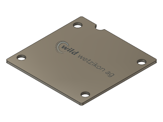 Tray 50x50mm_material Ti6AI4V - TiGr5