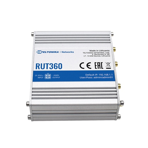 [018 750] LTE-Industrierouter RUT360 Cat.6 LTE/3G/2G