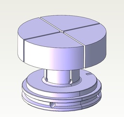 [020 007] Pince Yerly 32P en acier non trempée pour centrage à billes - Ø40mm/h32mm/4 fentes - étanche