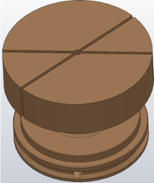 [022 380] Yerly 32P Zange aus ungehärtetem Stahl für Kugelzentrierung Ø50mm/h32mm/4 Schlitze