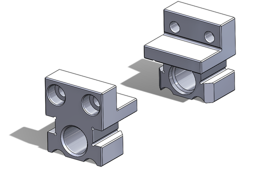 [022 403] Set of hardened jaws for soft jaws