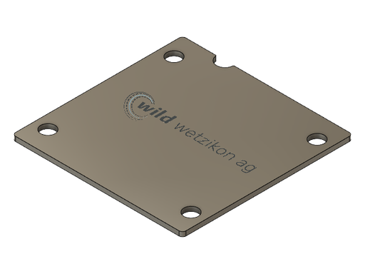 Tray 50x50mm_material Ti6AI4V - TiGr5